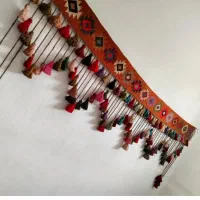 پرده دستباف سنتی|پرده، رانر، رومیزی|اسحاق آباد, |دیوار