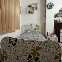 تخت دوطبقه کشویی با تشک یه نفر