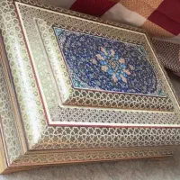 جعبه خاتم‌کاری اصیل اصفهان