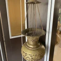 قندیل برنجی عتیقه بسیار تمیز و استثنایی