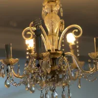 لوستر کریستالی|لوستر و چراغ آویز|گنبد کاووس, |دیوار