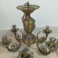 لوستر برنز  بسیار سنگین قدیمی