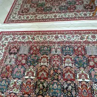 قالی ماشینی خشتی۳عدد طرح دست بافت|فرش|لاران, |دیوار