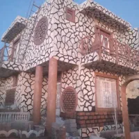 سیمانکاری طرح سنگ و چوب ساخت آبنما