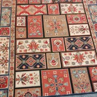 گلیم فرش طرح خشتی