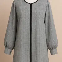 مانتو مزون دوزی شده زنانه/دخترانه