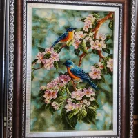 تابلو فرش دستباف گنجشک