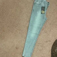 شلوار جین اسکینی خاکستری