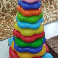 حلقه بازی و توپ کوچیک بازی تعداد تقریبا ۱۰۰|اسباب‌بازی بچه|مشهد, شاهد (شهرک غرب)|دیوار
