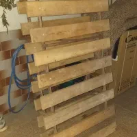 تخته دو نفری چوبی و فلزی|تخت و سرویس خواب|اردبیل, |دیوار