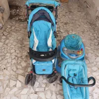 فروش ست کالسکه و کریر و روروک دلیجان