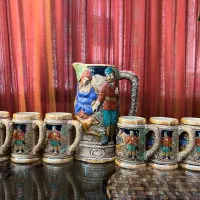 سرویس پارچ و لیوان آنتیک