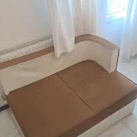 مبل قهوه ای|مبلمان خانگی و میز عسلی|پردیس, فاز ۱۱|دیوار