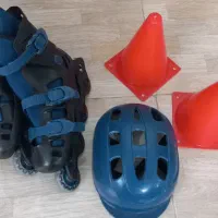 کفش وکلاه اسکیت سایز۳۶