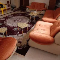 مبل هفت نفره سالم وتمیز|مبلمان خانگی و میز عسلی|لار, |دیوار