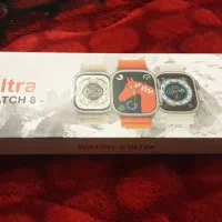 ساعت مچی هوشمند مشکی اولترا واچ۸  ultra watch8