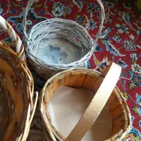 سبد حصیری وبطری تزئینی|صنایع دستی و سایر لوازم تزئینی|مشهد, هفت تیر (حافظ)|دیوار