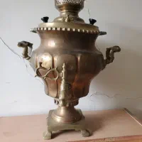 سماور ذغالی برنجی