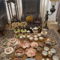 لمونژکریستال  چینی قاشق شکلات آجیل قهوه خوری قدیمی|ظروف سرو و پذیرایی|تهران, ونک|دیوار