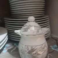 سرویس چینی ۱۲ نفره اسپیدار خیلی زیبا|ظروف سرو و پذیرایی|تهران, تهران‌سر|دیوار