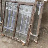 سه عدد پنجره آهنی|مصالح و تجهیزات ساختمان|قیدار, |دیوار