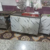 کابینت باظرفشورودوتا نیم متری ،،