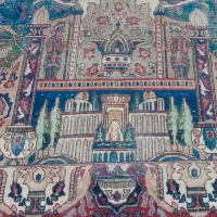 فرش تاریخی وقدیمی سالم که مال ۵۰۰ یا۶۰۰سال پیش|فرش|تهران, امام زاده حسن|دیوار