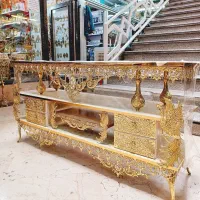 میز برنز میز برنجی تلویزیون ال ای دی برنزی برنج