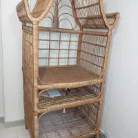 استندچوبی ،ویترین،کتابخانه۳طبقه