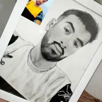 کاد‌ویی،سوپرایز،هدیه،سیاه قلم،نقاشی طراحی چهره