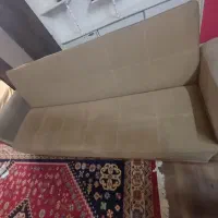 مبل ۸نفره تختخواب شو میز وسط و ۴عسلی و میز اریش