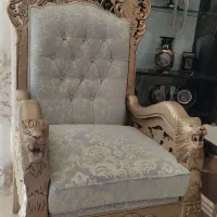 مبل سلطنتی 9نفره|مبلمان خانگی و میز عسلی|برخوار, |دیوار