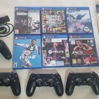 تعدادی دسته دیسک دوربین بازی ps4