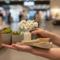 گلدان گل مینا|گل مصنوعی|نیشابور, بنیاد شهید|دیوار