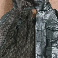 کاپشن چرم بچگانه