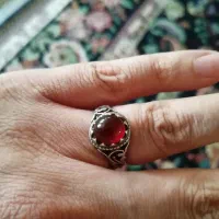 انگشتر نقره عقیق کهنه