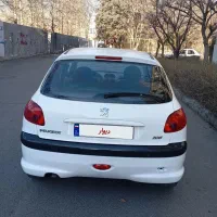 پژو 206مدل 98تیپ دو بی رنگ 100تا کارکرد