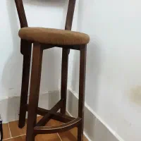 صندلی بلند چوبی ،چوب راش 1 عدد