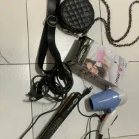 لوازم برقی اتوی مو مکس و سشوار مسافرتی کیف کوچک