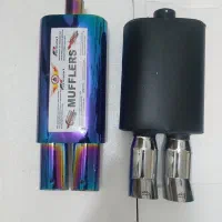 منبع اگزوز سراگزوز سردنده طرح دار سایلنسر