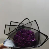 گل ربانی بنفش و آبی