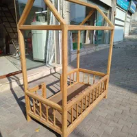 تخت خواب چوبی|تخت و سرویس خواب|گرگان, |دیوار