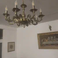 لوستر و دیوار کوب برنزی