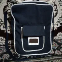 کیف پارچه ای قابل شستشو بسیار جادار نگ سرمه‌ای