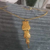 گردنبد با زنجیر رنگ ثابت