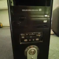 کیس ddr3 رم 4 cpu i3 با مانیتور