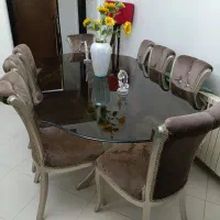 مبل ۷ نفره همراه میز ناهار خوری