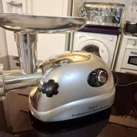 چرخ گوشت مدل Appex رنگ نقره ای (در حد نو)