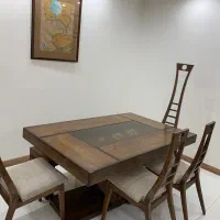 ناهار خوری ۷ نفره چوبی|میز و صندلی غذاخوری|کرج, عظیمیه|دیوار