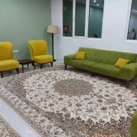 مبلمان ۹ نفره به همراه ۴ میز جلو مبلی|مبلمان خانگی و میز عسلی|مشهد, فرهنگیان (شهرک غرب)|دیوار